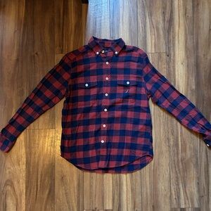 Nautica Red and Blue Checkered Shirt